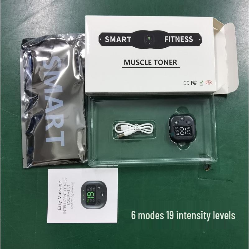 Karın için Vücut Şekillendirme Akıllı Fitness EMS Kemeri ve Masaj Aleti