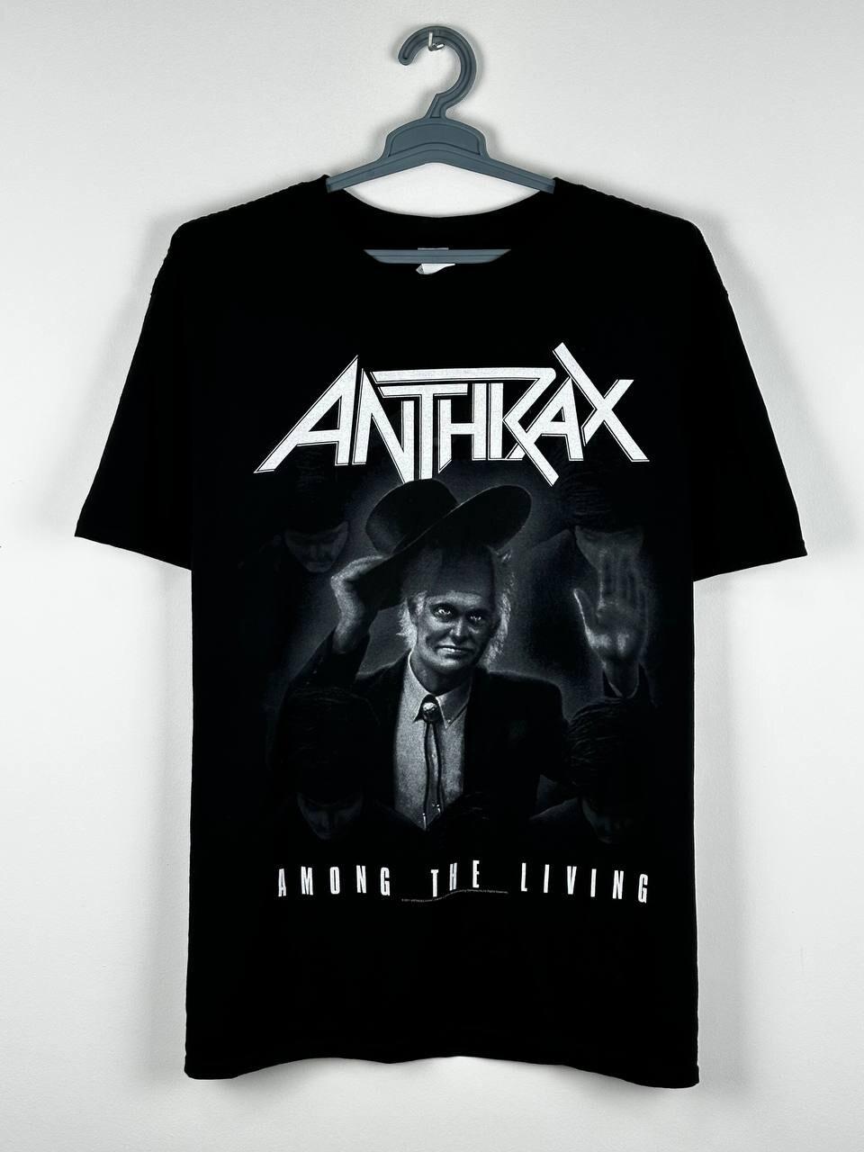 Anthrax Among The Living Vintage Band T-Shirt Size XL Unisex T-Shirt S