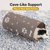 Breathable Hamster Hideout Toys Corner Hideout Dutch Pig Toys Durable Guinea Pig Tunnel  Small Pets