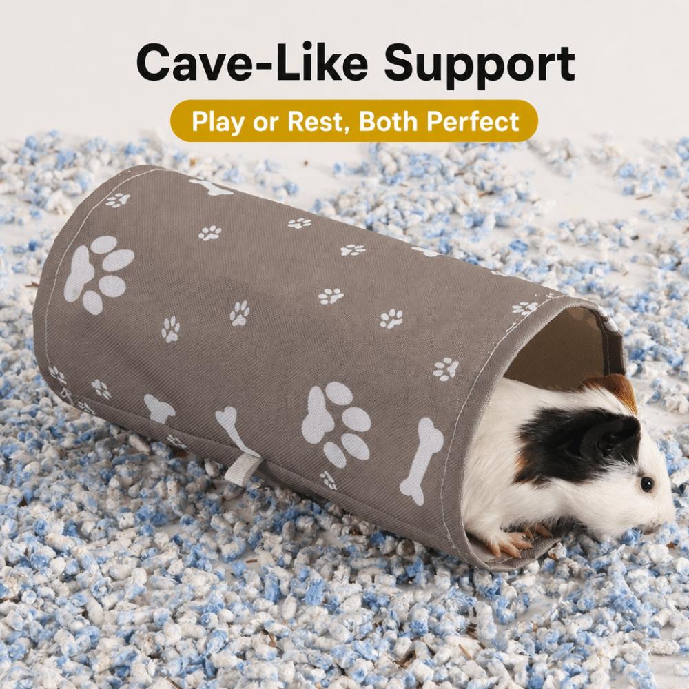 Breathable Hamster Hideout Toys Corner Hideout Dutch Pig Toys Durable Guinea Pig Tunnel  Small Pets