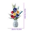 Non-Toxic Creative Puzzle Bricks Assembled Autumn Rose Flower Vase Building Block Set Children Collection Toy Children & Children 787 Pcs