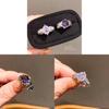 Zircon Oval Geometric Fashion Ring For Women Elegant Jewelry Accessory