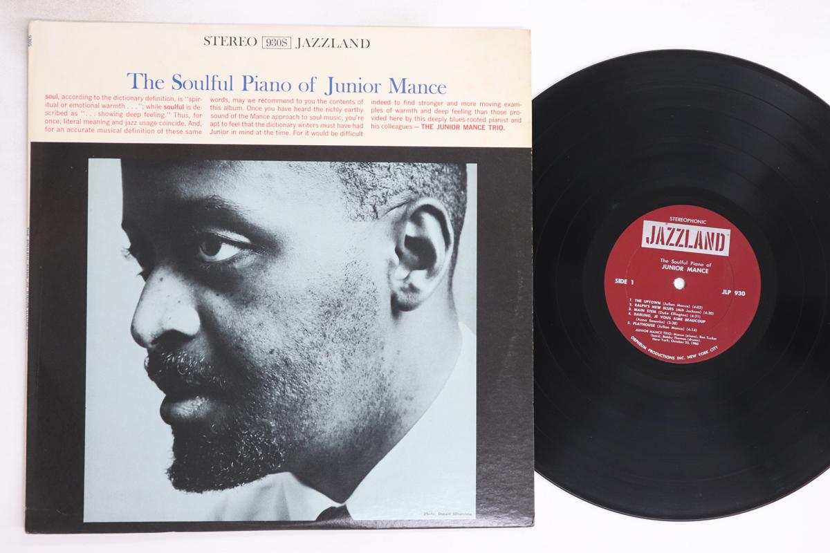 

LP Record JUNIOR MANCE - Soulful Piano Of Junior Mance JLP930 JAZZLAND 1966 US Jazz Used