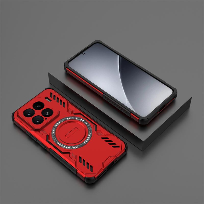 Etui dla Xiaomi 15 Dla Xiaomi 15 Odporny na wstrząsy Pancerz Adsorpcja Magnetyczna Bezprzewodowe Ładowanie Tylna Pokrywa Dla Etui Xiaomi 15 6,36 cala