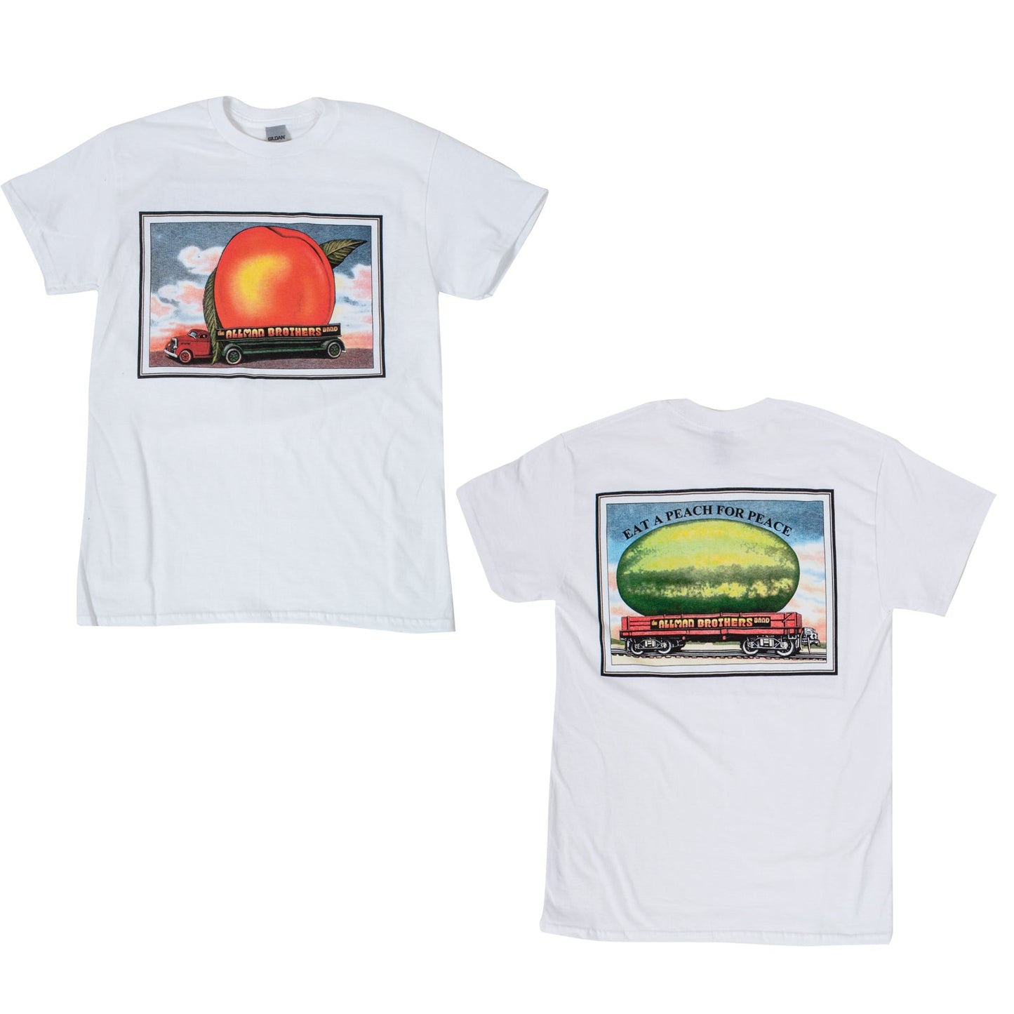 

1992 The Allman Brothers - EAT A PEACH FOR PEACE White Reprint Shirt M
