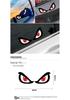 Creative Eye Car Sticker: Personality Decor for Scratch Cover on Car Body, Tail, or Window. Also for Electric Motorcycle.