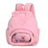 Cartoon Ita Bag Capybara Plush Backpacks Girl School Bag Plush Rucksack Travel Daypack for Girl Women Travel Camping
