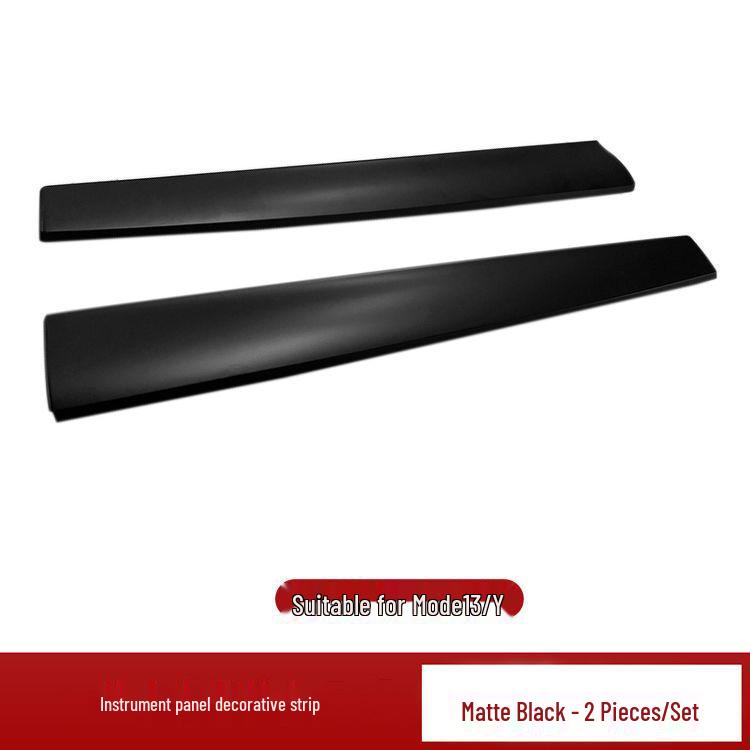 Carbon Fiber Decor Strips for Tesla Model 3/Y Dashboard & Console Protection