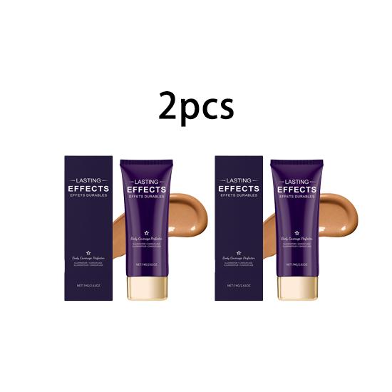 Brown tone body and facial concealer naturally covers skin imperfections, even skin tone, not easy to take off makeup, skin care and makeup 103ml