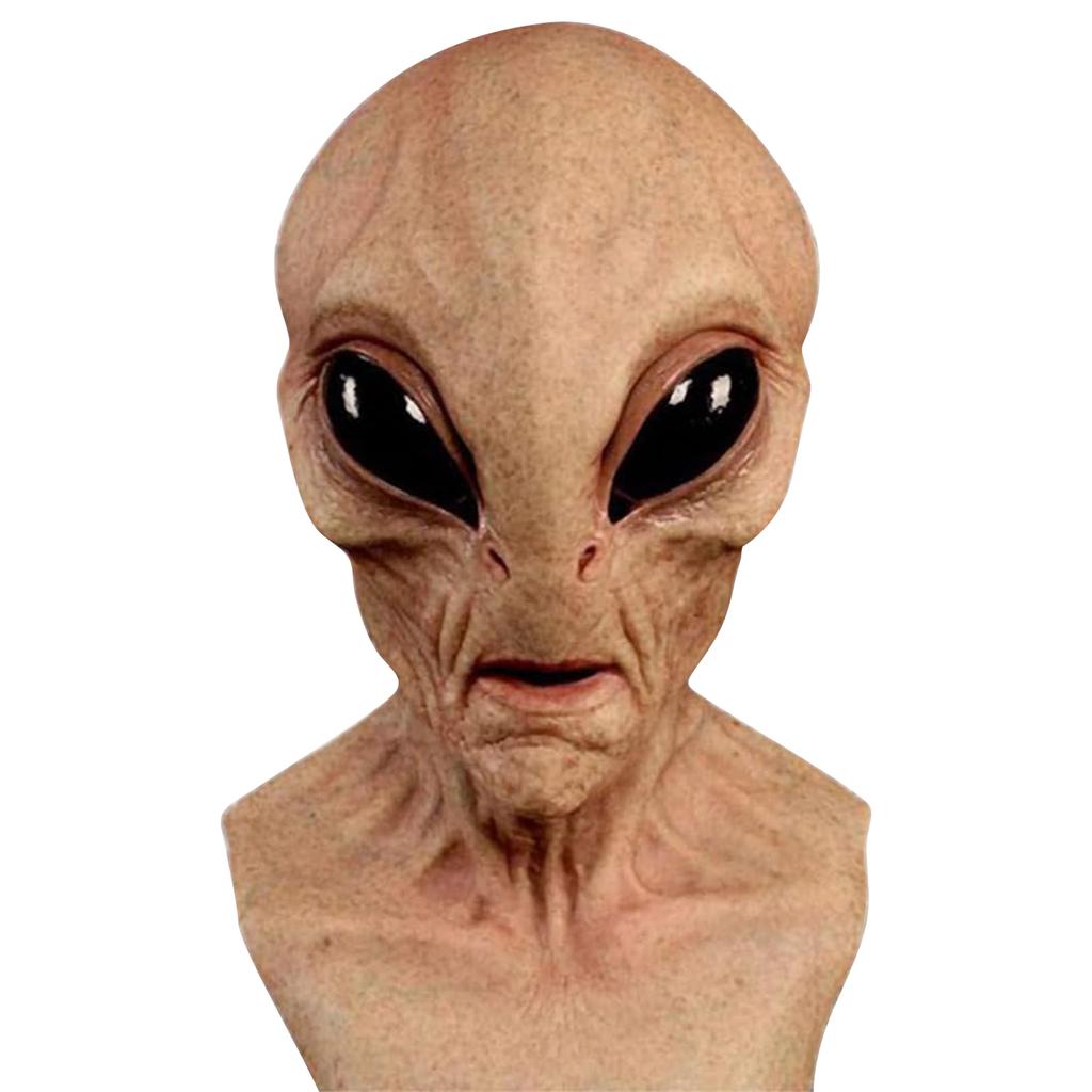 Alien Funny Mask Latex Full Head Realistic Masks Realistic Creepy Halloween Masks for Adults