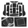 Car Gate Slot Mat for Mitsubishi Outlander 2023 + Anti-Slip Door Groove Cup Pad Interior Accessories Coaster