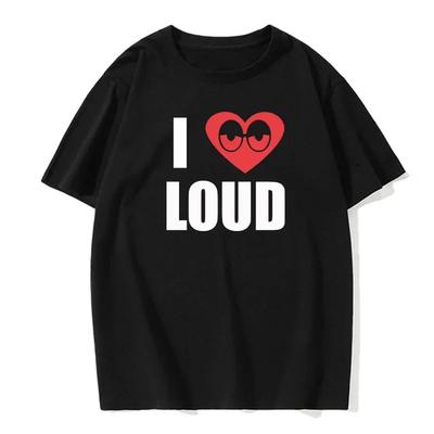 Sommer Herren Chief Keef I Love Loud Gleicher Stil T-Shirt 100 Baumwolle Oberteile T-Shirts Herrenmode Kurzarm Kleidung Harajuku Streetwear