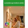 HOMEOW Spots LED Encastrables Anti-éblouissement 7W, 660LM, 3 Couleurs, IRC 95, IP44, Découpe 68-80mm, Lot de 6 pour Salle de…