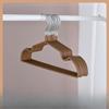 Resin Clothes Hangers, Household Clothes Hanging, Seamless and Anti-slip Clothes Drying Racks, Dormitory Student Household Clothes Storage Racks
