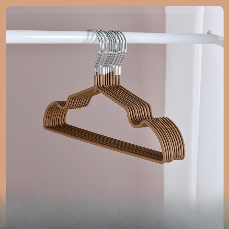 Resin Clothes Hangers, Household Clothes Hanging, Seamless and Anti-slip Clothes Drying Racks, Dormitory Student Household Clothes Storage Racks