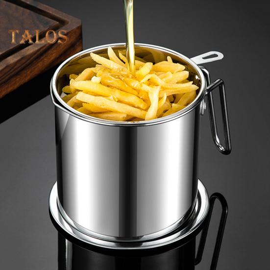 Bacon Grease Saver with Strainer 1.8L Large Capacity Bacon Grease Container Oil Filter Can Easy To Clean Thoughtful Gift