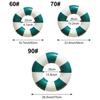 1PC Dark Green Vintage Pool Floats Summer inflatable Swim Ring, Beach and Pool Swim Aid, Beach Toys for Pool Party