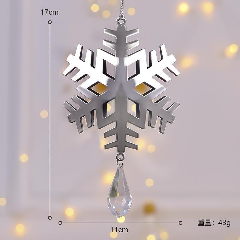 DIY materials Christmas decorations snowflakes dress up Christmas tree scene package holiday supplies layout pendant props