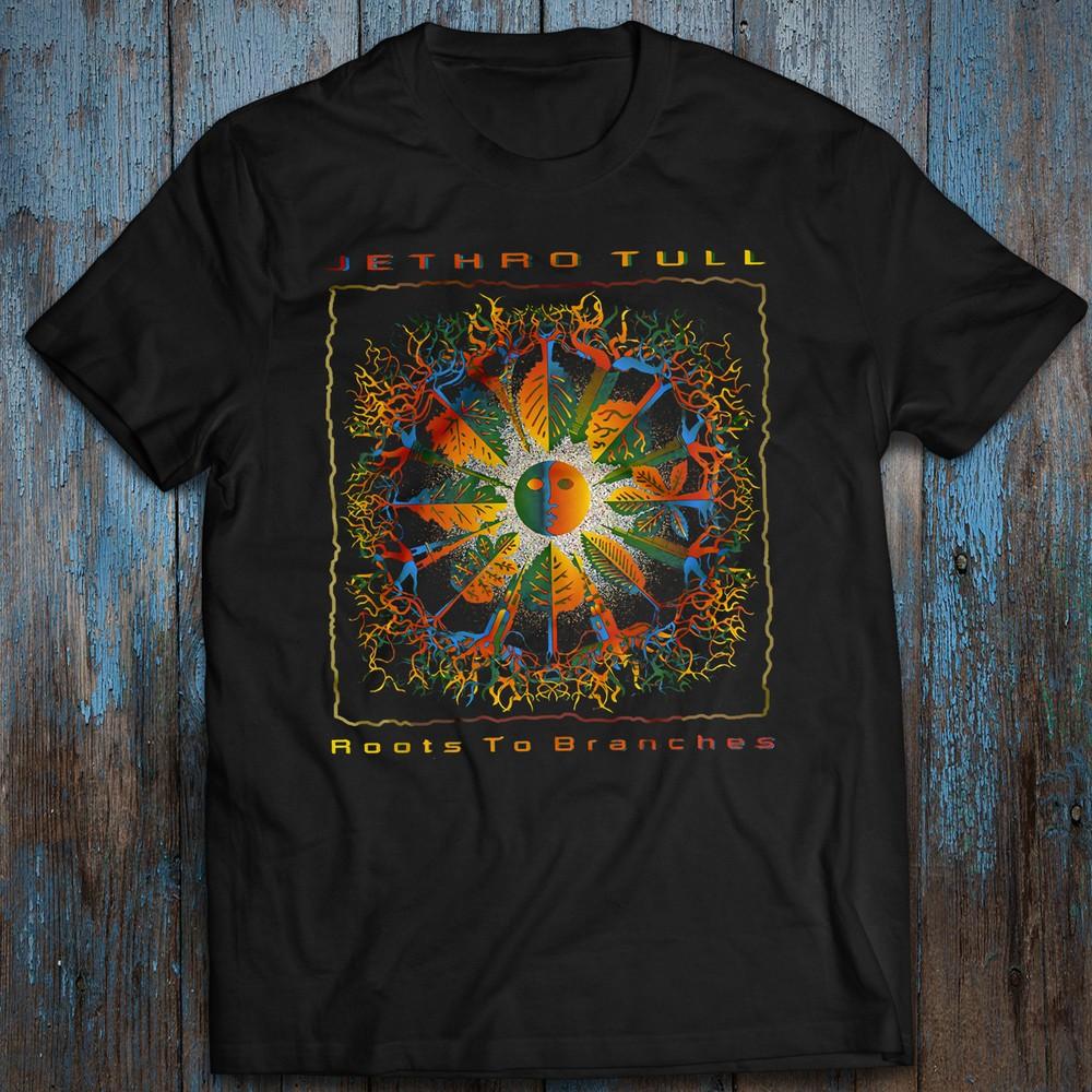 

Roots To Branches Cotton T-Shirt Jethro Tull Ian Anderson Martin Barre Unisex T-Shirt XXXL