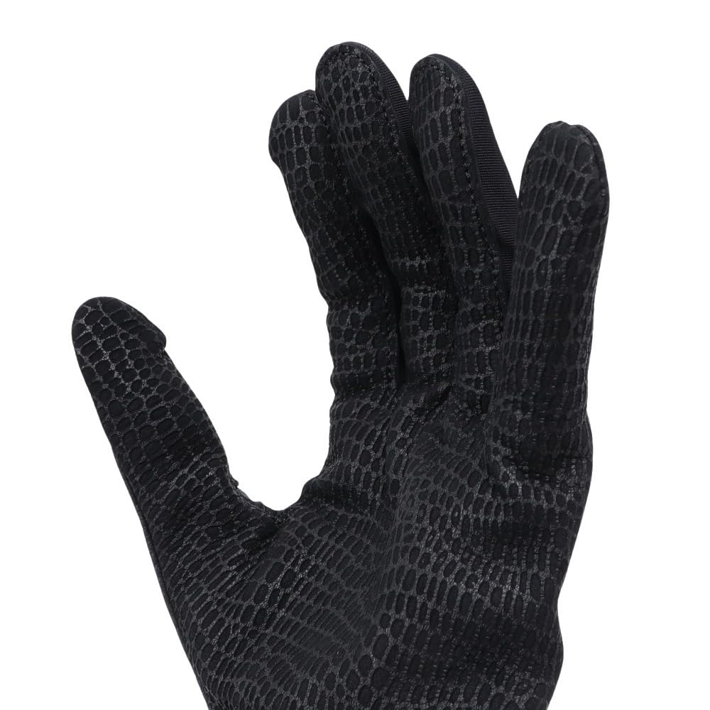 UA Harper Pro Gloves 24 Black/Black/Metallic Gun Metal SM