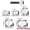 2pcs,Curtains Christmas Tree Ornaments Gifts (5) Modern Creative Curtains Fabric Curtains Versatile All Decorative for Living