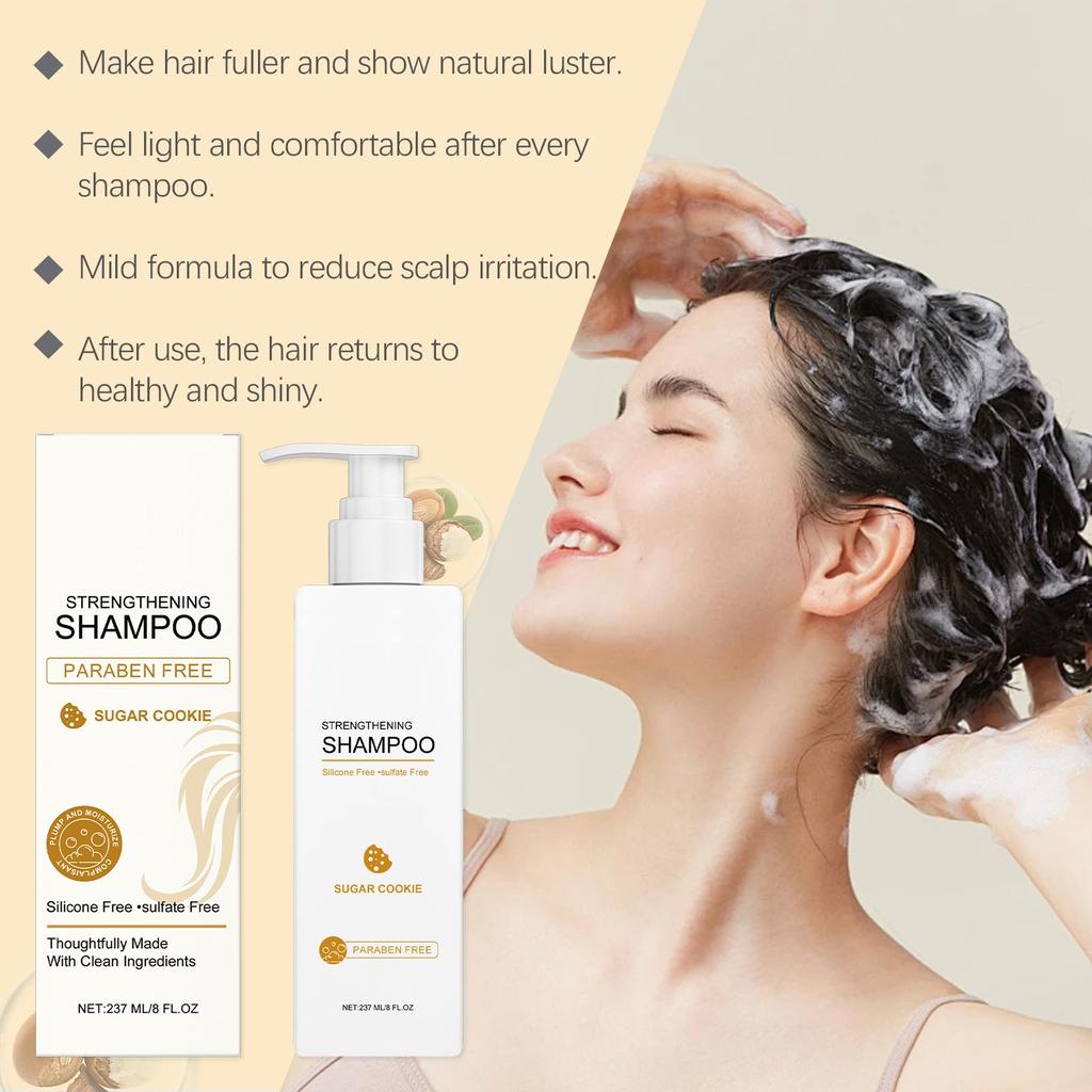 Amino Shampoo Gentle Cleansing Scalp Moisturizing Soft Hair Refreshing Shampoo 237ml