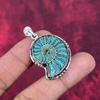Ammonite Fossil Jewelry, 925 Solid Sterling Silver Pendant Handmade Gemstone Jewelry, Gifts For Wife Brand New Pendant