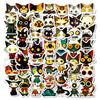 56 Weird Cat Japanese Retro Cartoon Children'S Diy Tablet Skateboard Mobile Phone Decorative Stickers
