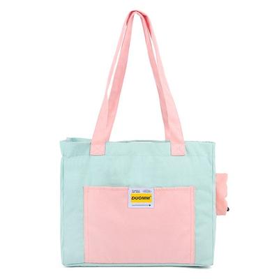 Plátěná taška na přenášení pastelových barev pro domácí mazlíčky, zelená, ZDARMA, 1 kus, korejský šampon pro domácí mazlíčky