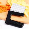 Stainless Steel Potato Chip Slicer Dough Vegetable Fruit Crinkle Wavy Slicer Knife Potato Cutter Chopper French Fry Maker Fries
