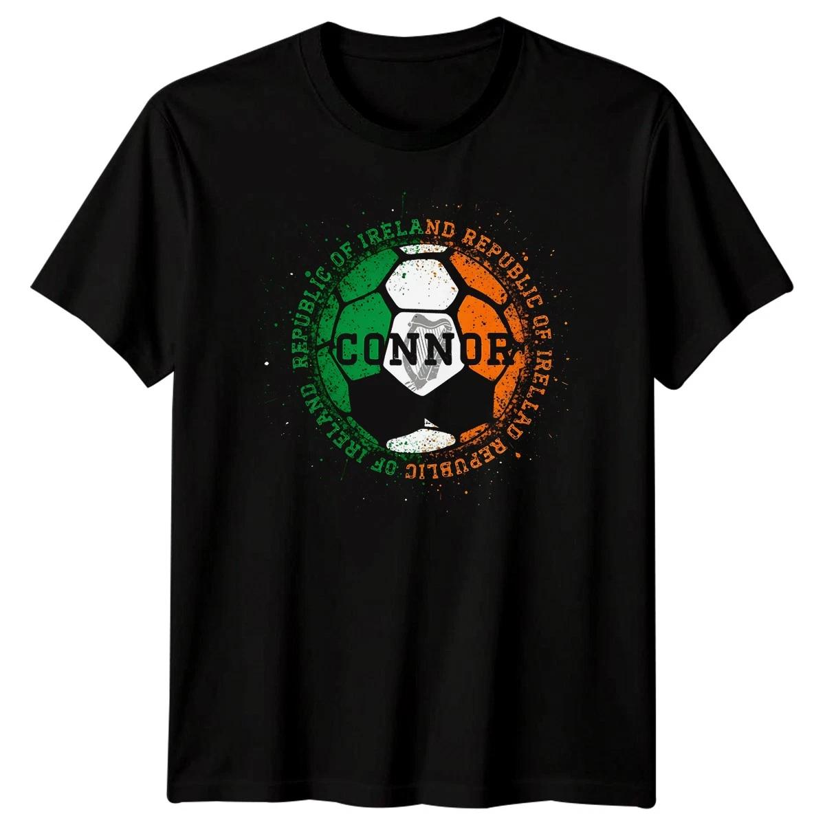 Personalised Republic Of Ireland Football Sports T-Shirt Soccer Men Women Gift 3XL