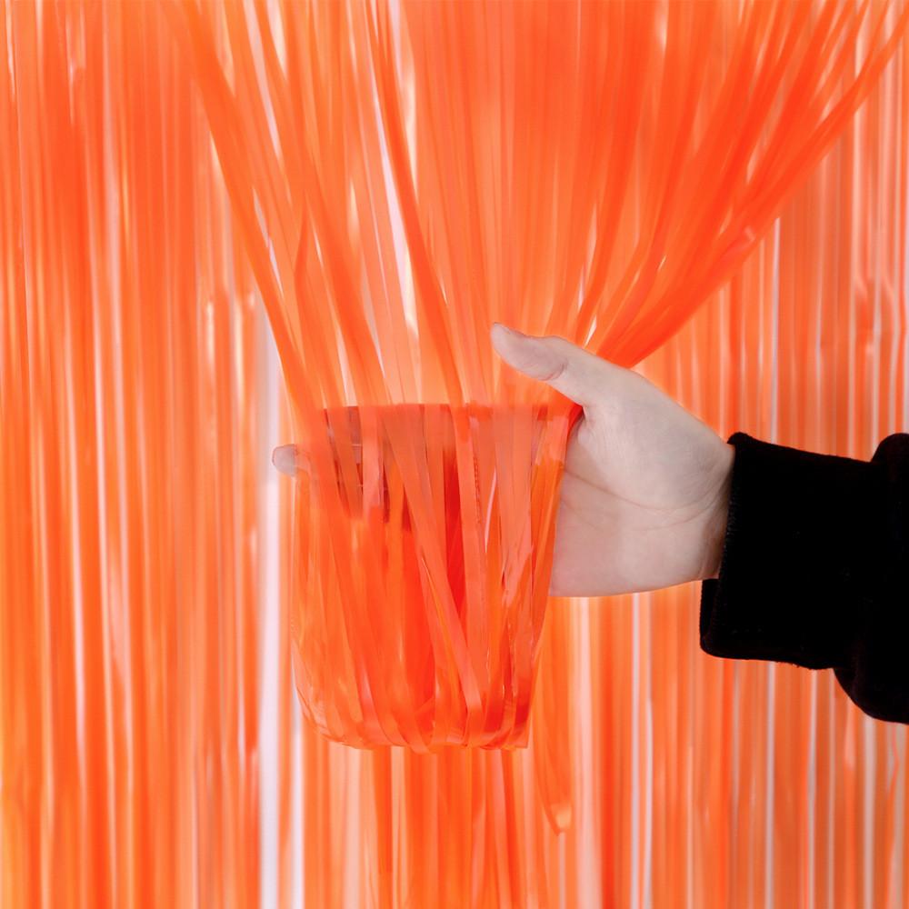 Colorful Fluorescent Macaron Rain Silk Curtains Perfect For Holiday Celebrations And Events