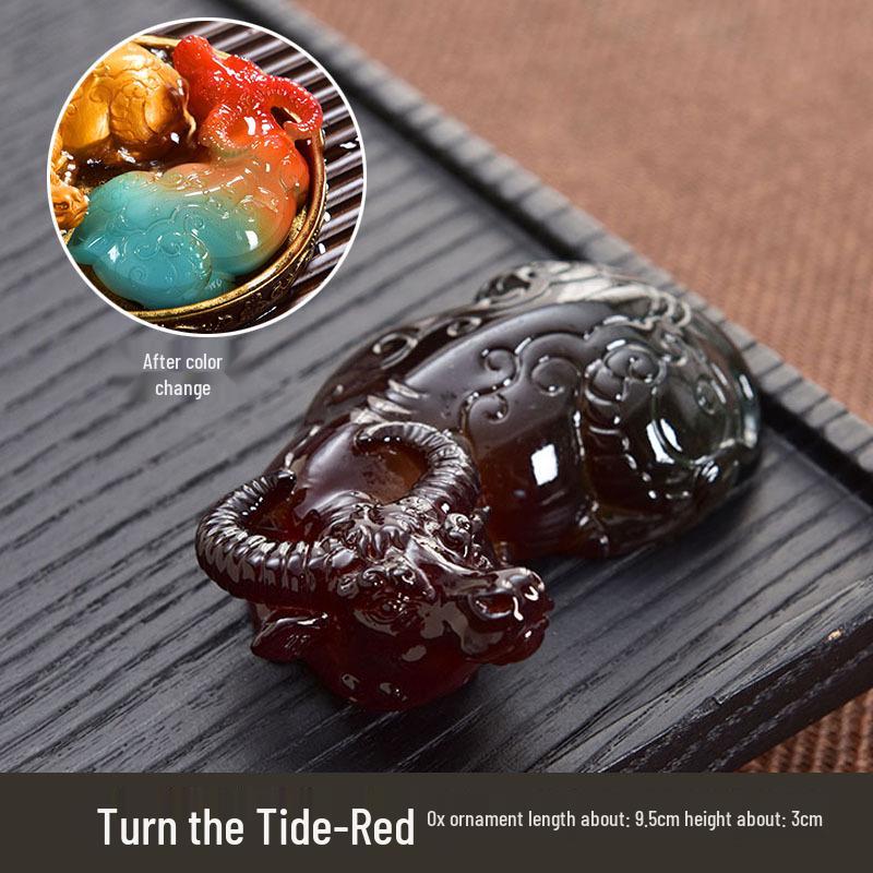 

Роскошный полимерный чайный питомец: Аксессуар-орнамент, меняющий цвет, для чайных сервизов