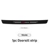 ACD5   For KIA Car Door Sill Protector Carbon Fiber Threshold Stickers Cerato Soul Venga Forte Spectra Sedona Niro Cadenza