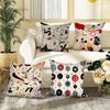 Joan Miros Art Painting Pillow Case Square Pillow Bedroom Sofa Leisure Comfort Cushion Car Living Room Home Decoration 40X40