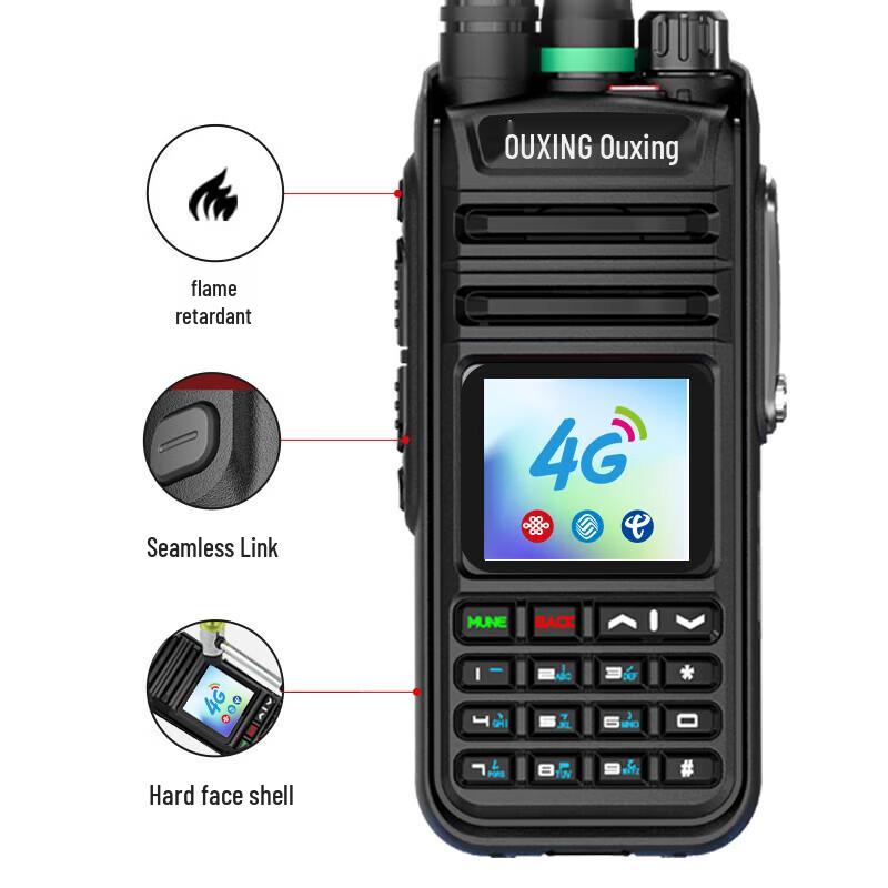 OUXING 4G Public Network Dual-Mode Walkie-Talkie (CN Version)