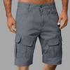 Herren Cargoshorts Mehrere Taschen Arbeitsshorts Entspannte Passform Utility Shorts mit Knopfverschluss und Gürtelschlaufen für den Außenbereich