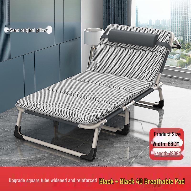 Portable Folding Single Bed for Home and Office Naps