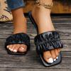 Fashion Summer Hot Sale Trendy Fashion Style Jelly Colour Simple Outdoor Indoor Slides for Women Slipper Beach Footwear Cool Sexy