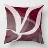 Leaf Personalized Design Red Cushion Cover Home Decor Throw Pillow Cover Living Room Sofa Decoration