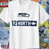 Seattle Seahawk 12 North Logo Fan T-Shirt Unisex S-5XL