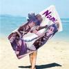 Personalized "Jinx: Power Dark" Beach Towel Microfiber Beach Towel Thin Absorbent for Beach Swimming Yoga Bath Sports. 0910245