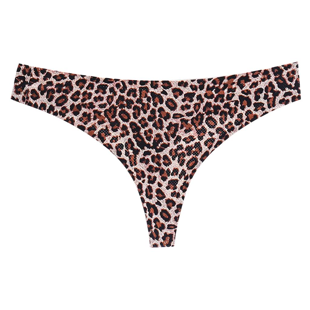 3PCS Women's Fashion Basic Elastic Comfortable Sexy Leopard Print Underwear