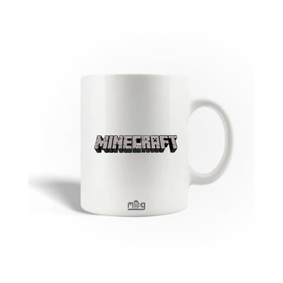 Ceramic Mug - Minecraft - Logo - 30cl - Dishwasher Safe - White