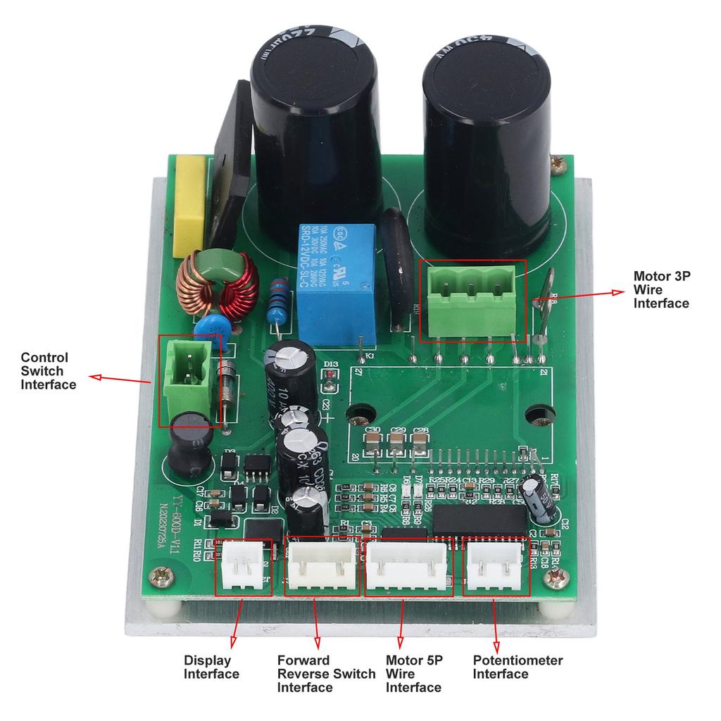Brushless Lathe Motor Control Board No Deformation for MX210 WM210 210x800 220x750 220x600 8x16 Lathe Motor Replacement 4500RPM