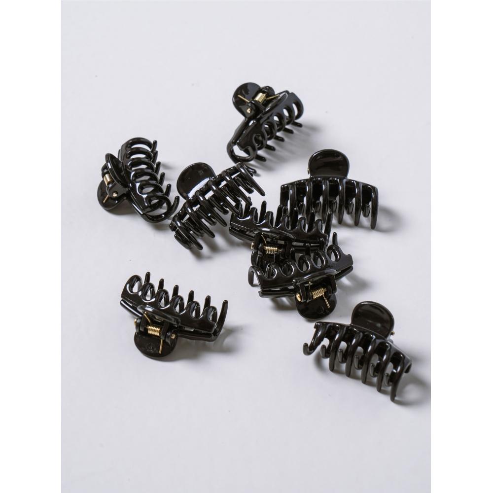 Daiso Hair Tongs Pins  Pack Of 8  Black
