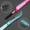 Portable Eyebrow Eyelash Shaper Eyelash Comb Double Head Eyebrow Brush Makeup Grooming Tool Foldable Mascara Brush