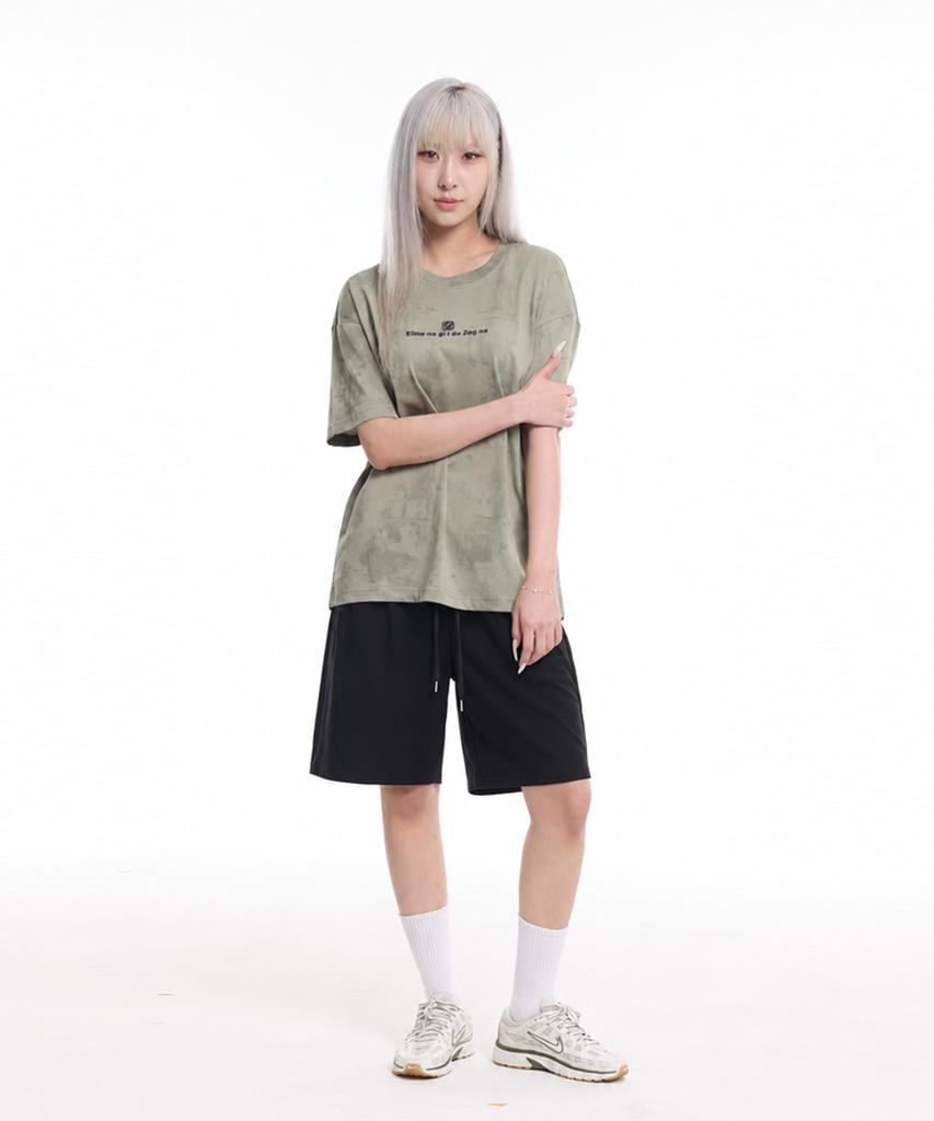 CREAM SODA LAB Air Essential Side Cut Bermuda Shorts Black