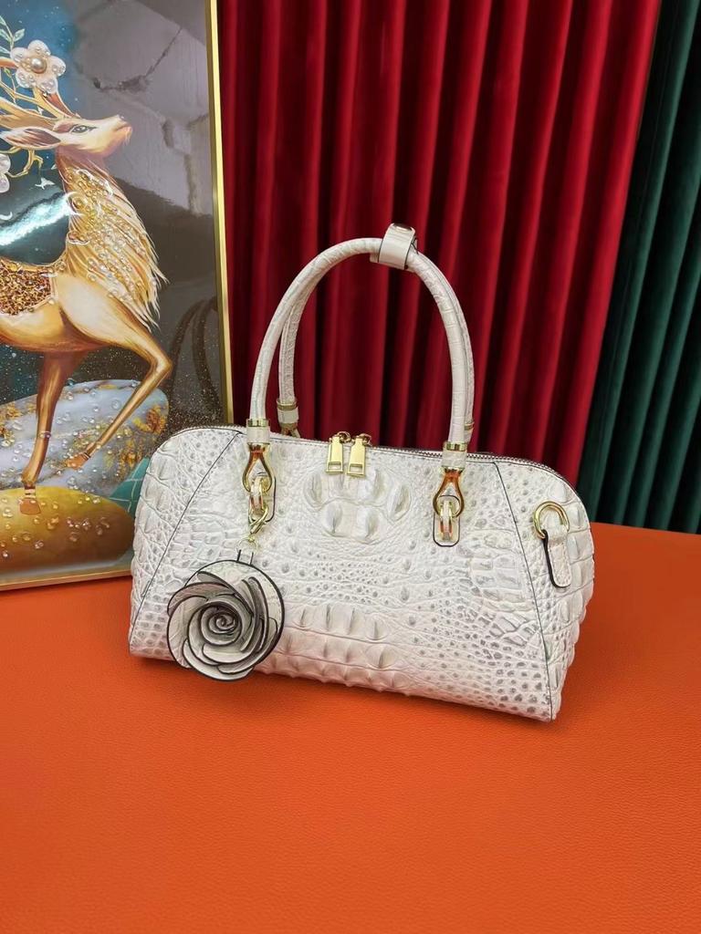 Crocodile Pattern Premium Handbag Women'S Shoulder Messenger Bag Large Capacity Crocodile Pillow Bag