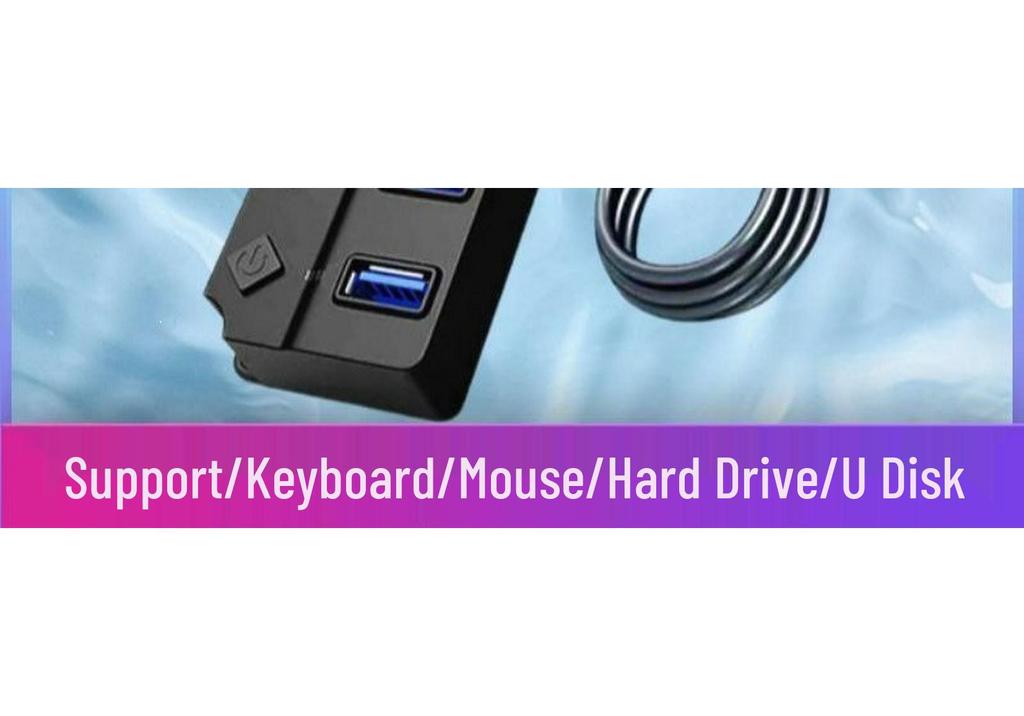 USB 3.0 Seven-Port Docking Station with Independent Switches